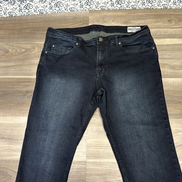 Buffalo David Bitton Jack stretch straight blue denim jeans size 38 - Picture 4 of 9